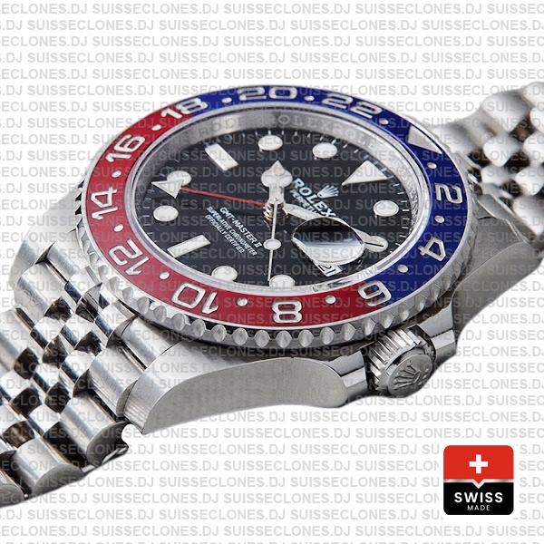 Rolex Gmt Master Ii Steel Jubilee Pepsi Bezel 126710blro 40mm