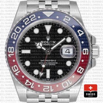 Rolex Gmt Master Ii Steel Jubilee Pepsi Bezel 40mm Replica Watch