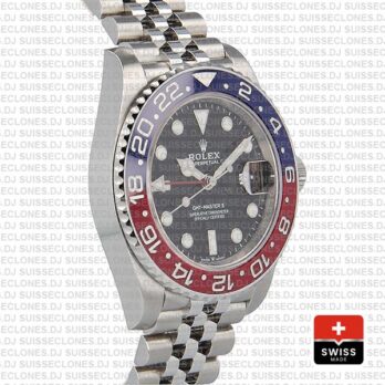 Rolex Gmt Master Ii Steel Jubilee Pepsi Bezel 40mm Watch