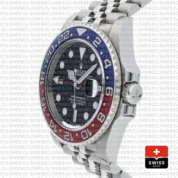 Rolex Gmt Master Ii Steel Jubilee Pepsi Bezel 126710blro 40mm