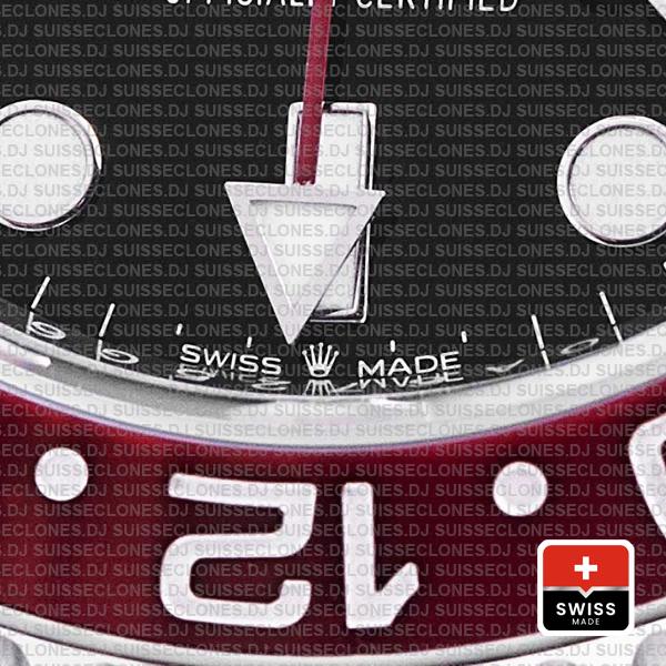 Rolex GMT-Master II Pepsi Red Blue Ceramic Bezel Steel Jubilee Bracelet Replica Watch