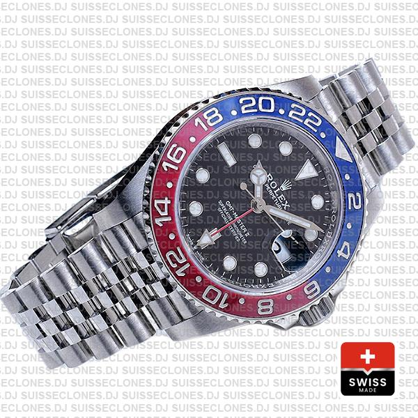 Rolex Gmt Master Ii Steel Jubilee Pepsi Bezel 126710blro 40mm