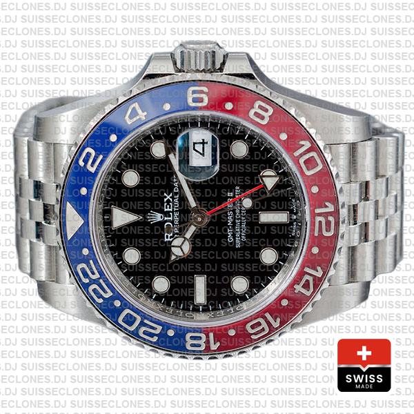 Rolex Gmt Master Ii Steel Jubilee Pepsi Bezel 126710blro 40mm