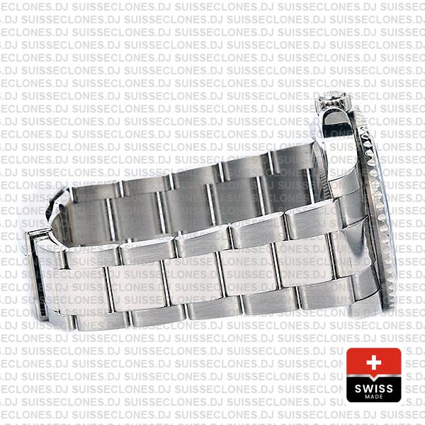 Rolex GMT-Master II 40mm Pepsi Red Blue Ceramic Bezel in Stainless Steel 18k White Gold Watch