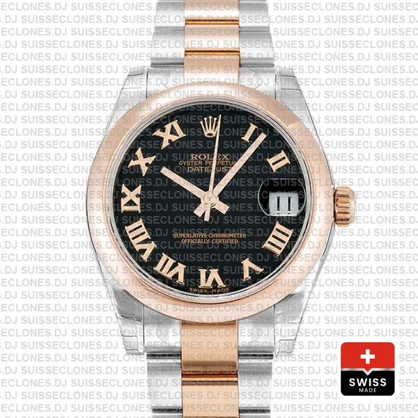 Rolex Datejust 31mm Oyster Bracelet Two-Tone Replica Watch