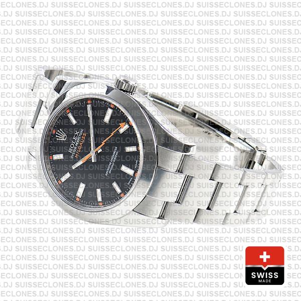 Rolex Milgauss Black Dial 44mm 116400 Swiss Replica