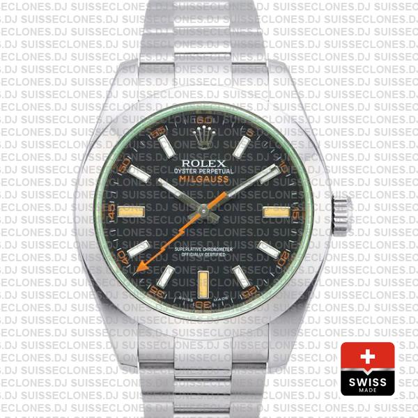 Rolex Milgauss Stainless Steel Green Dial | Rolex Replica