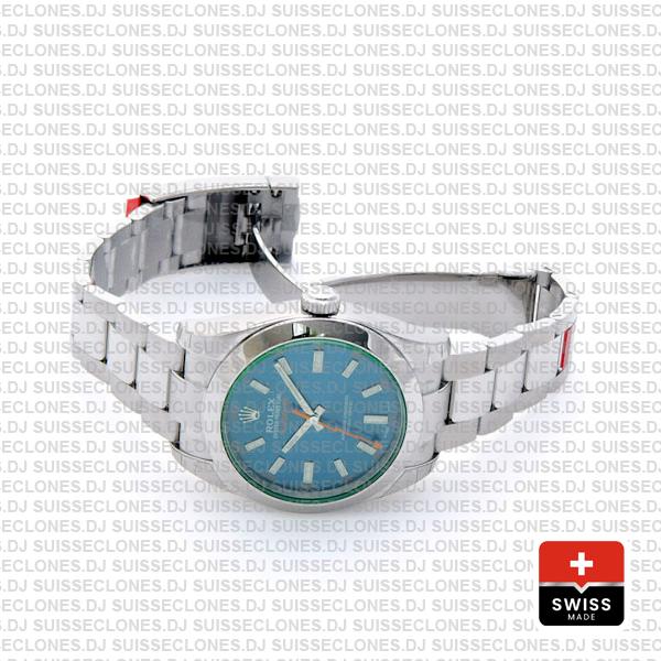 Rolex Milgauss Blue Dial 40mm 116400 Swiss Replica