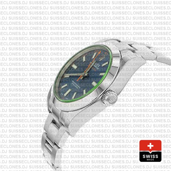 Rolex Milgauss Blue Dial 40mm 116400 Swiss Replica
