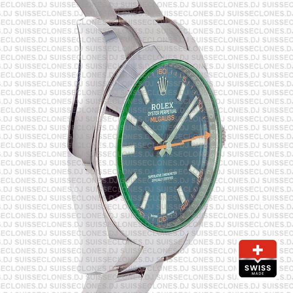 Rolex Milgauss Blue Dial 40mm 116400 Swiss Replica