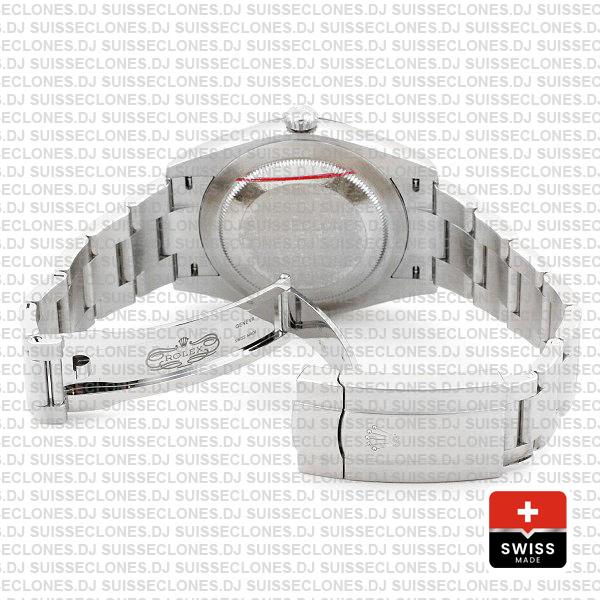 Rolex Oyster Perpetual 41mm Ref: 124300 Silver Dial 904l Steel Swiss Replica Superclone Watch