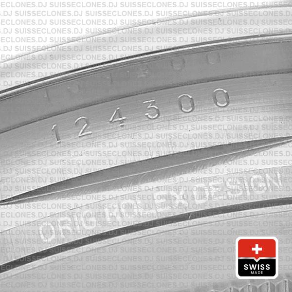 Rolex Oyster Perpetual 41mm Ref: 124300 Silver Dial 904l Steel Swiss Replica Superclone Watch