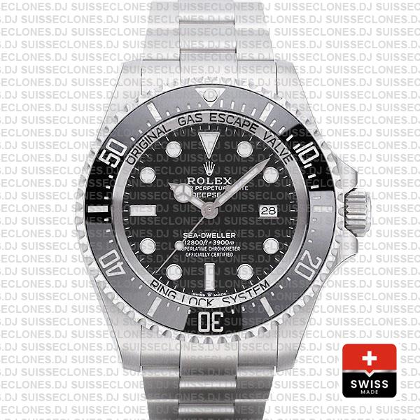 Rolex Sea-Dweller Deepsea Black Dial 904L Steel | Rolexreplica