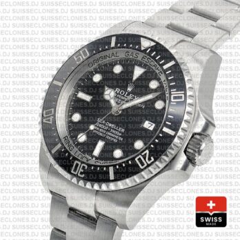 Rolex Deepsea Sea-Dweller Black Dial 44mm 904L Steel 126660 Ceramic Bezel Watch