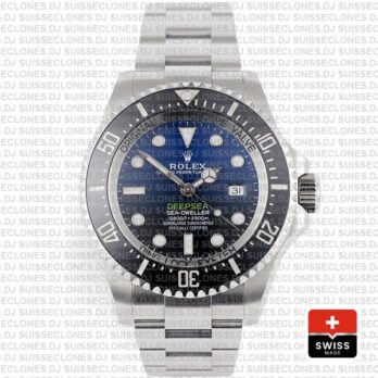 Rolex Sea-Dweller Deepsea D-Blue Blue-Black Dial 904L Steel