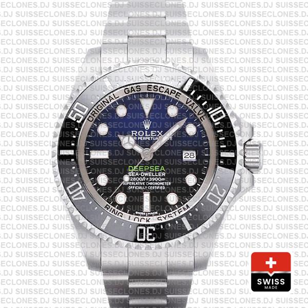 Rolex Deepsea D Blue Ss 44mm 116660 Swiss Replica