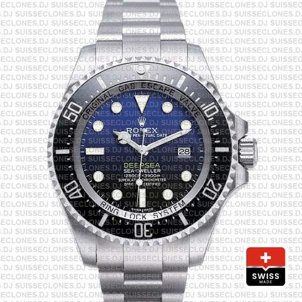 Rolex Deepsea D Blue Ss 44mm 116660 Swiss Replica