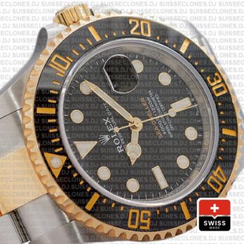 Rolex Sea-Dweller Deepsea Two Tone in 18k Yellow Gold 904L