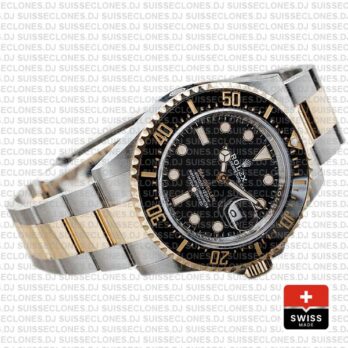 Rolex Sea-Dweller Deepsea Two Tone in 18k Yellow Gold 904L Stainless Steel Ceramic Bezel Watch
