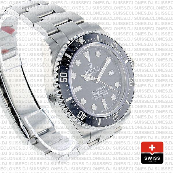 Rolex Sea Dweller Ceramic 4000 Ss 116600 40mm Swiss Replica