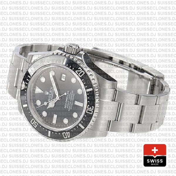 Rolex Sea Dweller Ceramic 4000 Ss 116600 40mm Swiss Replica