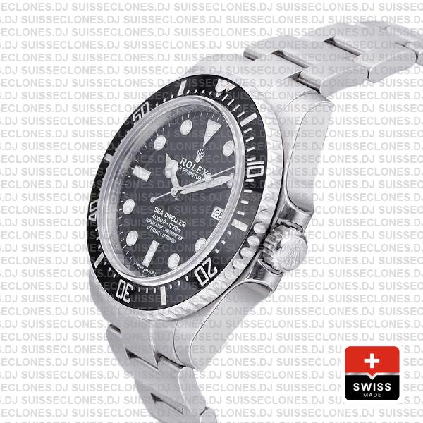 Rolex Sea Dweller Ceramic 4000 Ss 116600 40mm Swiss Replica