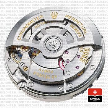 Rolex Sky-dweller 42mm 18k White Gold 904l Steel Green Dial Fluted Bezel Ref.336934 Swiss Replica Superclone Watch