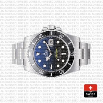 Rolex Submariner Blaken D-Blue Dial 904L Steel with Black Ceramic Bezel Rolex Replica