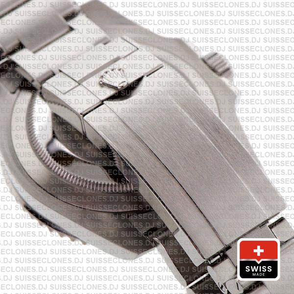 Rolex Submariner Blaken D-Blue Dial 904L Steel with Black Ceramic Bezel