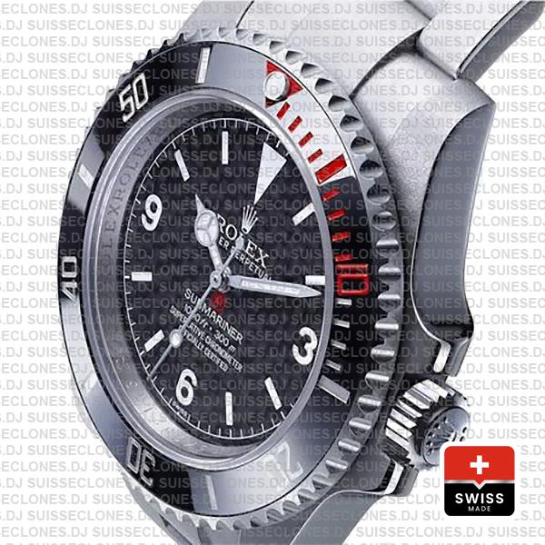 Artisans De Geneve Rough Matte Carbon Rolex Submariner 904l Steel Ceramic Bezel 40mm Swiss Replica Watch