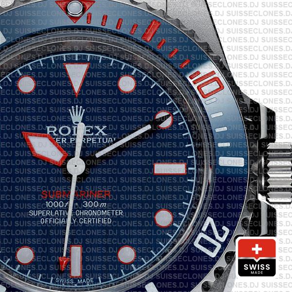 Artisans De Geneve Rough Matte Diver Rolex Submariner 904l Steel Ceramic Bezel 40mm Swiss Replica Watch