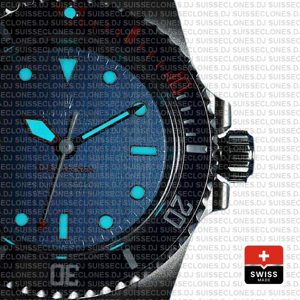 Artisans De Geneve Rough Matte Diver Rolex Submariner 904l Steel Ceramic Bezel 40mm Swiss Replica Watch