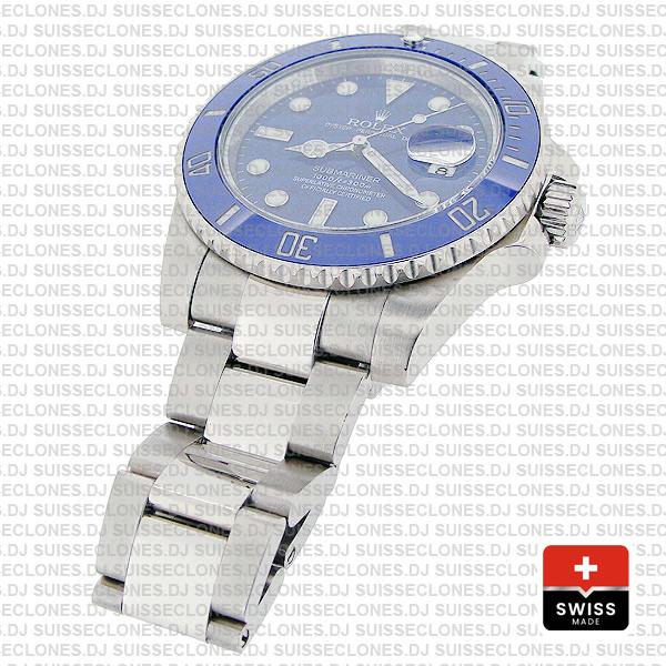 Rolex Submariner White Gold Blue Dial 40mm