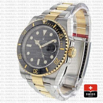 Rolex Oyster Perpetual Submariner 18K Yellow Gold 2 Tone 904L Steel