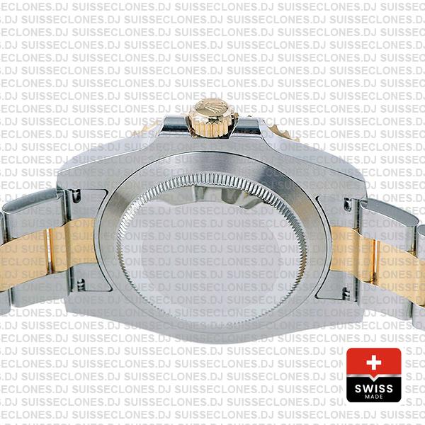 olex Submariner 2 Tone 18k Yellow Gold Blue Dial 40mm with Blue Ceramic Bezel