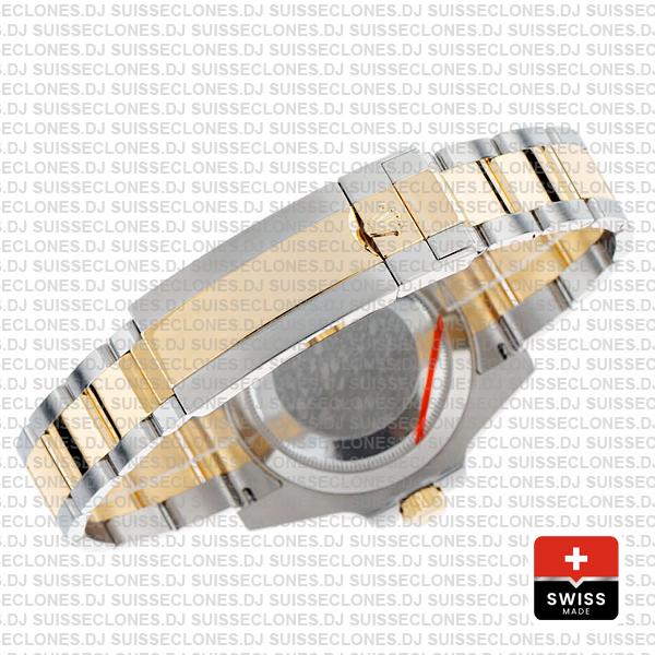 Rolex Oyster Perpetual Submariner 2 Tone 904L Steel Black Dial 18K Yellow Gold