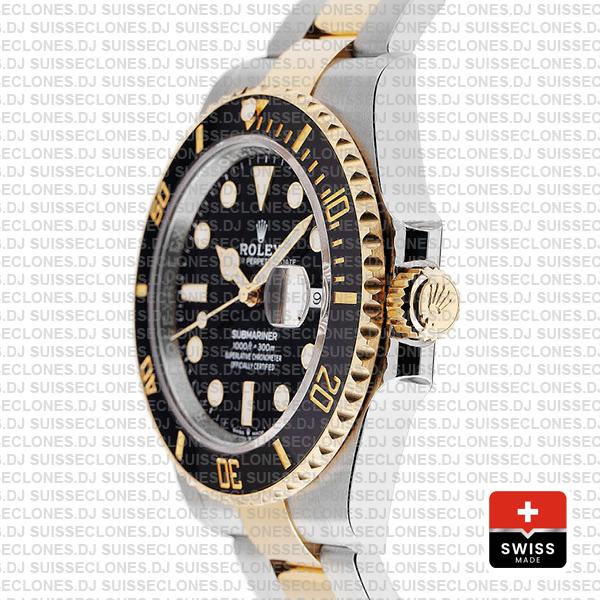 Rolex Submariner 2 Tone Black Dial