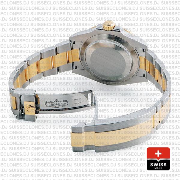 Rolex Submariner 41mm 2tone 904l Steel 18k Yellow Gold Wrap Blue Dial Blue Ceramic Bezel 126613lb Swiss Replica Watch