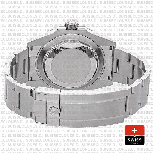 Rolex Submariner 904l Steel No-date Black Dial Ceramic Bezel 124060