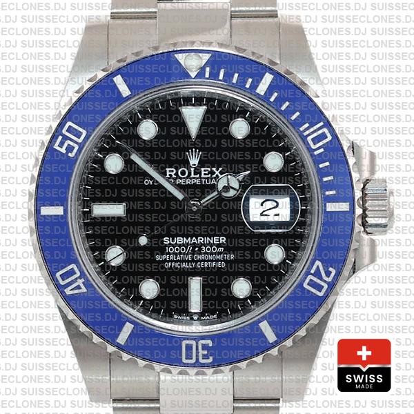 Rolex Submariner White Gold Black Dial 41mm Replica