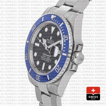 Rolex Submariner White Gold Black Dial 41mm Watch