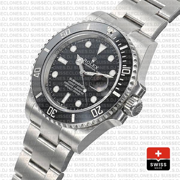 Rolex Submariner 41mm Ceramic Bezel 904l Steel 126610ln Swiss Replica