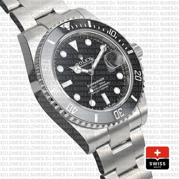 Rolex Submariner 41mm Ceramic Bezel 904l Steel 126610ln Swiss Replica