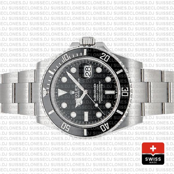 Rolex Submariner 41mm Ceramic Bezel 904l Steel 126610ln Swiss Replica