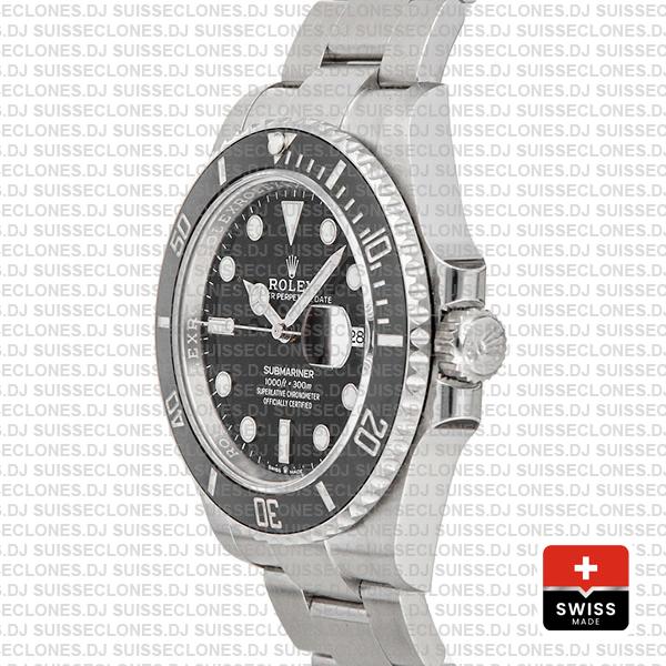 Rolex Submariner 41mm Ceramic Bezel 904l Steel 126610ln Swiss Replica