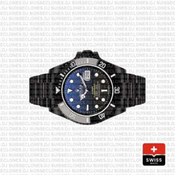 Rolex Submariner Blaken D-Blue Dial Black Ceramic Bezel