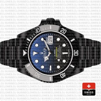 Rolex Submariner Blaken D-Blue Dial Black Ceramic Bezel 40mm