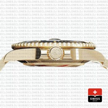 Rolex Submariner 41mm 18k Yellow Gold Wrap 904l Steel Black Dial Ceramic Bezel 126618ln Swiss Replica Watch