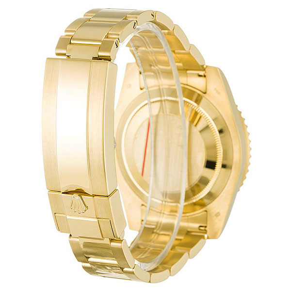 Oyster Perpetual Rolex Submariner 18k Yellow Gold Blue Ceramic Bezel