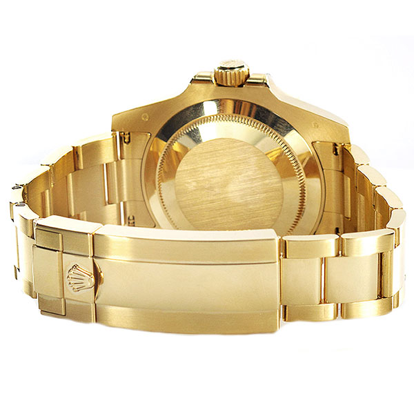 Rolex Submariner 18k Gold Blue Dial 40mm Oyster Bracelet